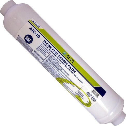 LASCO 37-1821 Ice Maker Inline Filter with 1/4-Inch Compression Connection, 2-Inch x 10-Inch , White in Kuwait