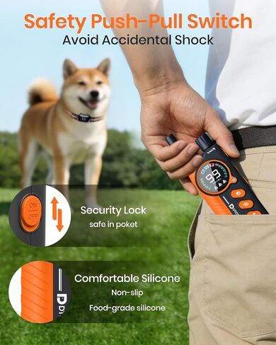 Bark & Shock Collar Combo for 2 Dogs, 4200Ft Shock Collar for Dogs 10-150lb in Saudi Arabia