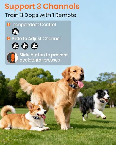 Bark & Shock Collar Combo for 2 Dogs, 4200Ft Shock Collar for Dogs 10-150lb in Saudi Arabia