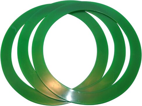 Higgins Brothers Juggling Rings Set of 3 Professional Style (Forest Green) in Kuwait