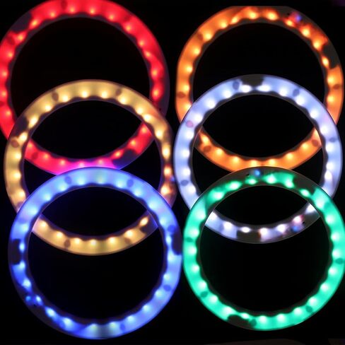 Led Juggling Rings Rechargeable Light Up Juggling Rings Multiple Colors with Charger Set of 3 in Kuwait