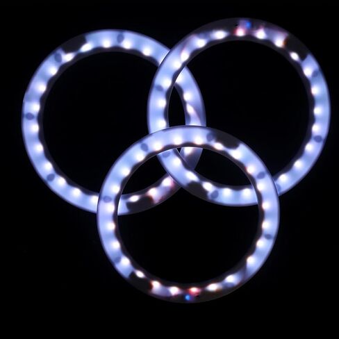 Led Juggling Rings Rechargeable Light Up Juggling Rings Multiple Colors with Charger Set of 3 in Kuwait