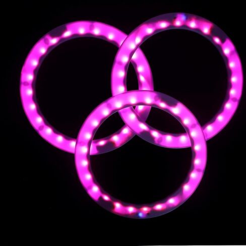 Led Juggling Rings Rechargeable Light Up Juggling Rings Multiple Colors with Charger Set of 3 in Kuwait