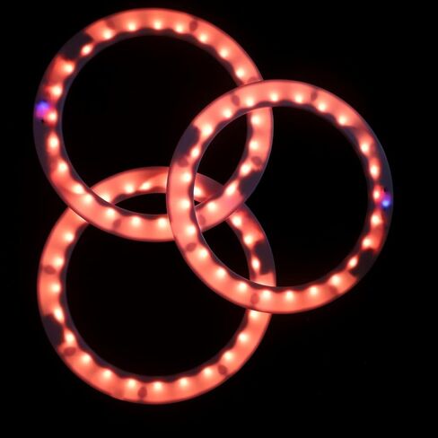 Led Juggling Rings Rechargeable Light Up Juggling Rings Multiple Colors with Charger Set of 3 in Kuwait