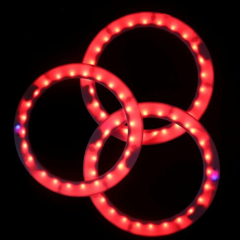 Led Juggling Rings Rechargeable Light Up Juggling Rings Multiple Colors with Charger Set of 3 in Kuwait