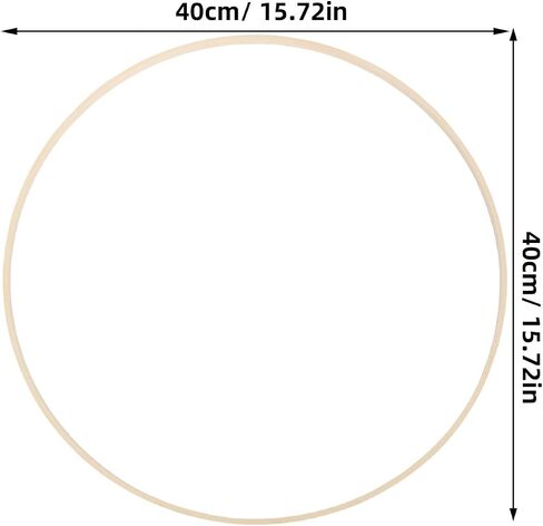 12pcs Round Craft Hoops for Macrame and Floral Wreath Frames in Kuwait