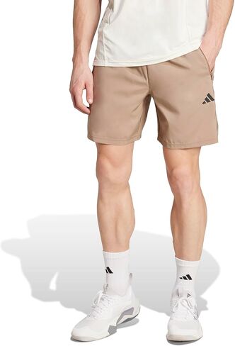 شورت منسوج من adidas Training Essentials أزرق داكن/أبيض LG 9 in Kuwait