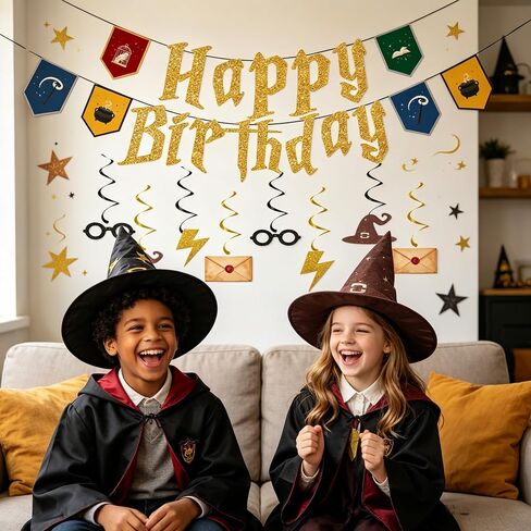 Magic Fantasy Themed Wizard Birthday Party Decorations in Kuwait