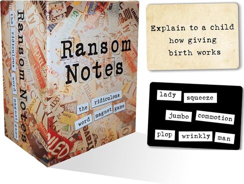 Ransom Notes - The Ridiculous Word Magnet Party Game, 3+ Players in Kuwait