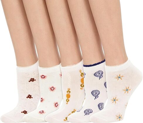 جوارب Benefeet Sox للسيدات والبنات للكاحل الممتعة والملونة اللطيفة على شكل حيوانات كرتونية مزهرة من القطن قصيرة منخفضة القطع هدية in Kuwait