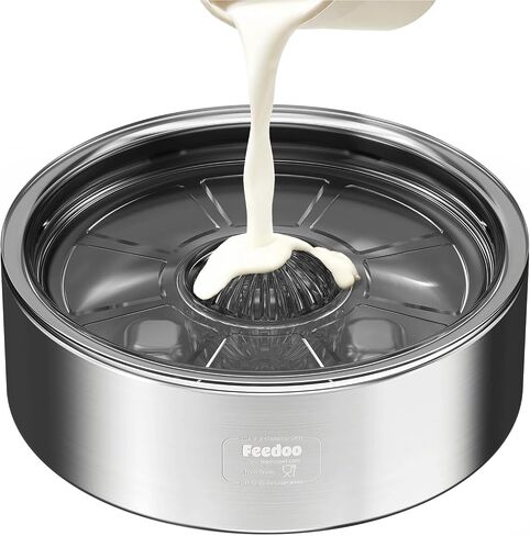 Feedoo Dog Lick Bowl with Rolling Ball, Double-Wall Stainless Steel in Saudi Arabia