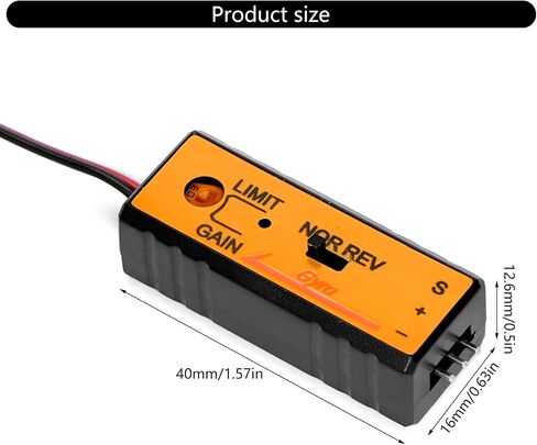 Car Boats Two Axises Gyroscopes Drift Auxiliary Gyroes for Fast Speed Drifting, Miniature 4.8V 6V Input in Saudi Arabia