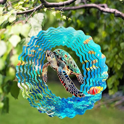 3D Red Cardinal Wind Spinner 10 Inch Stainless Steel Bird Wind Sculpture Kinetic Art Hanging Ornament for Outdoor Garden, Yard, Patio, and Home Decoration Christmas Decor in Saudi Arabia