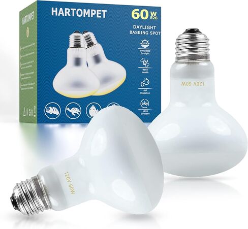 60W Reptile Daylight Heat Lamp Bulbs, UVA Basking Spot Light in Kuwait