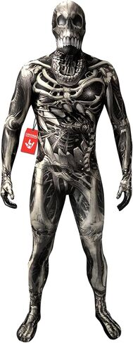 Morphsuits mens Monster Skull and Bones Costume Skeleton in Kuwait