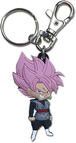 Dragon Ball Goku Black Super Saiyan Rose Keychain in Kuwait