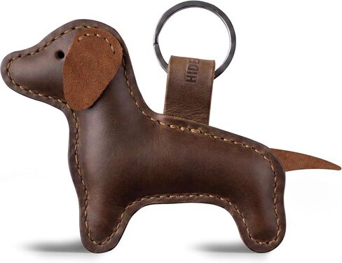 إخفاء وشرب، سلسلة مفاتيح على شكل كلب، حلقة مفاتيح من نوع Dachshund، جلد محبب بالكامل، زينة حيوانات محشوة لطيفة، حامل مفاتيح مصنوع يدويًا in Kuwait