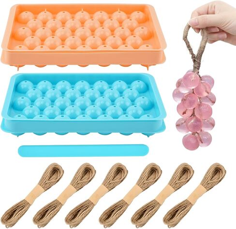 2 Pack Grape Shaped Soap Molds, Reusable DIY Soap Making Mold in Saudi Arabia