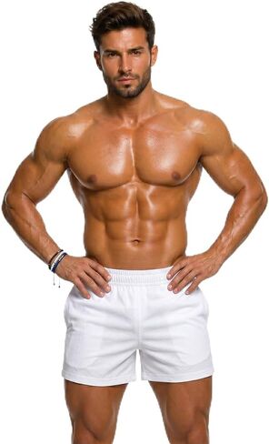 JEEING GEAR Men's Running Shorts 5 Inch Lightweight Athletic Shorts Quick Dry with Breathable Mesh Backside in Kuwait