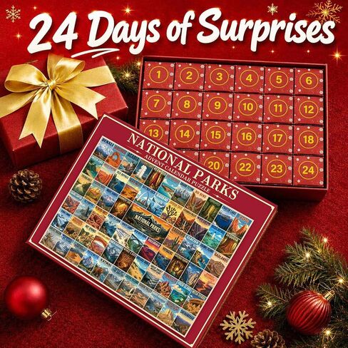 2026 National Parks Puzzle Advent Calendar for Adults, 1008 Pieces in Kuwait