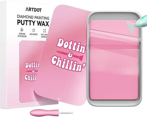 ARTDOT Strong Adsorption Putty Wax for Diamond Art Kits for Adults,Large Size Glue with Sealed Storage Box for Diamond Painting Accessories and Tools in Saudi Arabia