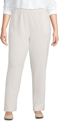 Lands' End Women's Sport Knit High Rise Corduroy Elastic Waist Pants in Kuwait