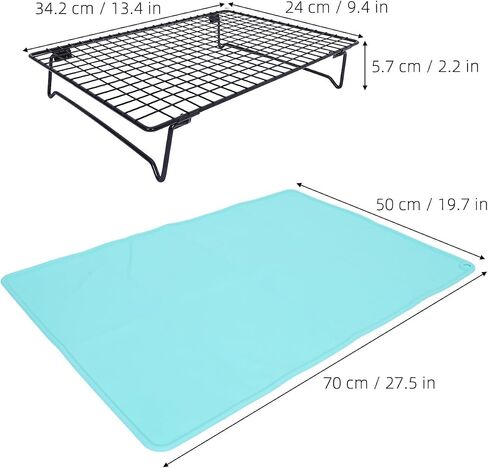 1 Sets Folding Tie Dye Rack, Drying Support Rack with Silicone Mat in Saudi Arabia