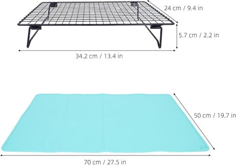 1 Sets Folding Tie Dye Rack, Drying Support Rack with Silicone Mat in Saudi Arabia