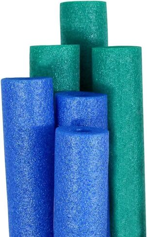 Pool Mate 6-Pack Blue and Teal Pool Noodles Jumbo, Made in Canada in Kuwait