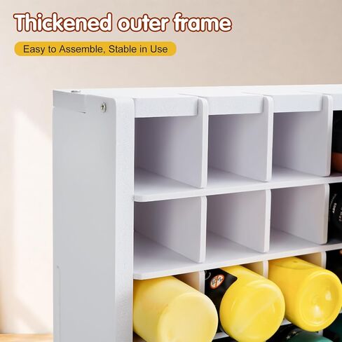 Krafetto 100 Grids Paint Storage Organizer, Wall-Mountable Craft Paints Holder, Stackable Acrylic Paint Bottle Rack Stand for 2 oz Paint Bottles in Saudi Arabia
