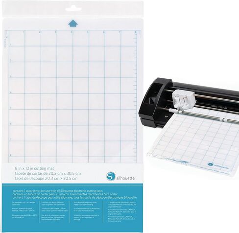 Silhouette Cutting Mat for Portrait Machines, 8 x 12 Inches - 1 Pack in Kuwait