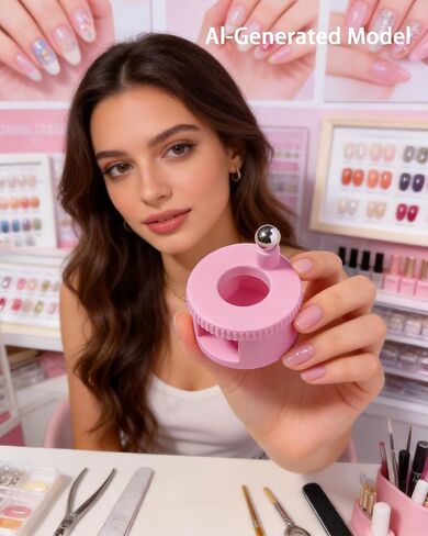 360 Rotating Cat Eye Magnet for Nails Nail Art Magnet for Gel Polish in Saudi Arabia