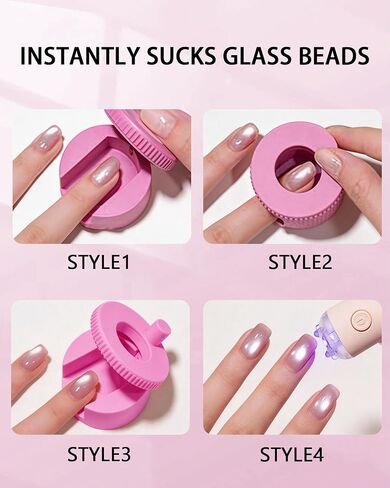 360 Rotating Cat Eye Magnet for Nails Nail Art Magnet for Gel Polish in Saudi Arabia