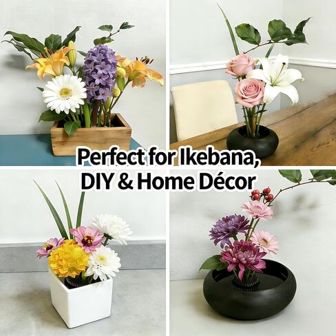 Kenzan Flower Frog Set, 3 Ikebana Stem Holders 0.91", 1.38", 2.36" in Kuwait