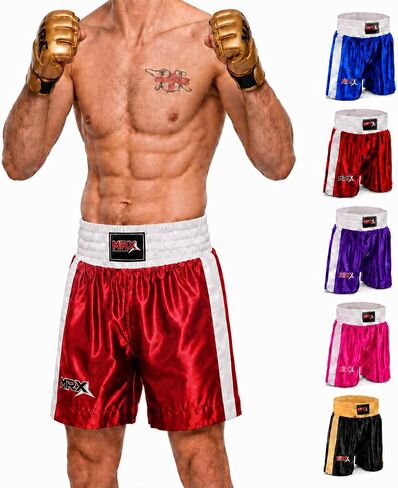 Men Boxing Shorts for Boxing Training Fitness Gym Cage Fight MMA Mauy Thai Kickboxing Trunks Clothing in Kuwait