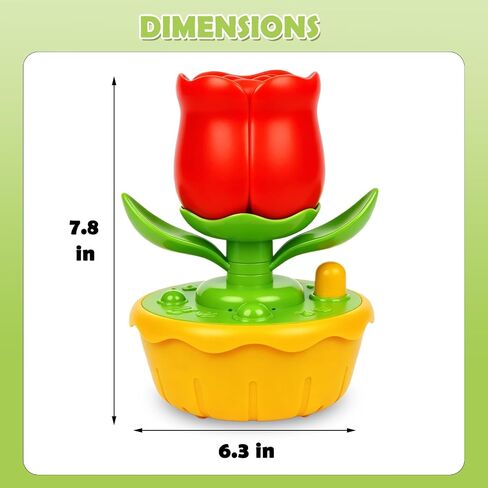 Sprinkler for Kids Outdoor Water Toys: 3 in 1 Flower Toddler Sprinkler Toy in Saudi Arabia