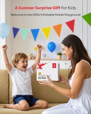 QPAU Splash Pads for Toddlers 1-3, Outdoor Sprinkler Design, 67 in in Kuwait