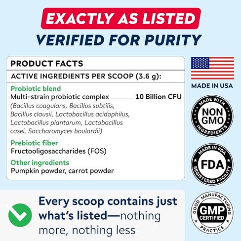 STRELLALAB Horse Probiotic Powder, 240 Servings – Equine Gut Supplement in Saudi Arabia