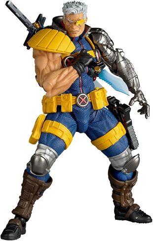 Kaiyodo Revoltech Amazing Yamaguchi X-Men Cable Version 1.5, Total Height Approx. 6.7 inches (170 mm), Non-scale, PVC, ABS, POM, Painted Action Figure NR083 in Kuwait