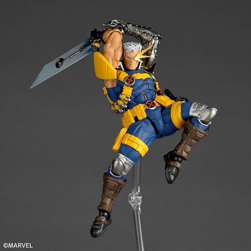 Kaiyodo Revoltech Amazing Yamaguchi X-Men Cable Version 1.5, Total Height Approx. 6.7 inches (170 mm), Non-scale, PVC, ABS, POM, Painted Action Figure NR083 in Kuwait