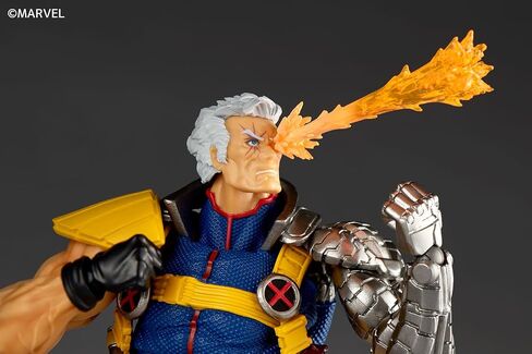 Kaiyodo Revoltech Amazing Yamaguchi X-Men Cable Version 1.5, Total Height Approx. 6.7 inches (170 mm), Non-scale, PVC, ABS, POM, Painted Action Figure NR083 in Kuwait
