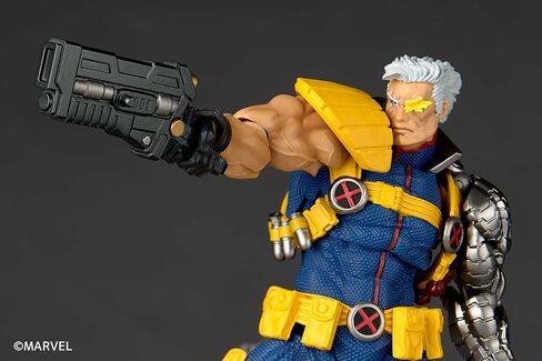 Kaiyodo Revoltech Amazing Yamaguchi X-Men Cable Version 1.5, Total Height Approx. 6.7 inches (170 mm), Non-scale, PVC, ABS, POM, Painted Action Figure NR083 in Kuwait