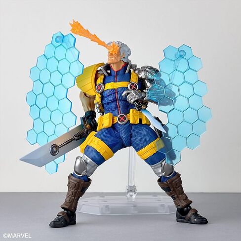 Kaiyodo Revoltech Amazing Yamaguchi X-Men Cable Version 1.5, Total Height Approx. 6.7 inches (170 mm), Non-scale, PVC, ABS, POM, Painted Action Figure NR083 in Kuwait