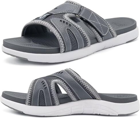 COFACE Mens Sport Recovery Sandals Plantar Fasciitis Soft Cushion Lightweight Orthotic Slides for Men in Kuwait