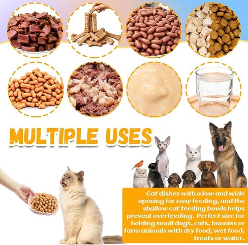 TKOnline 10 Pcs Cat Food Bowl Whisker Friendly ﻿ in Kuwait