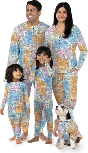 PajamaGram Family Pajamas Matching Sets - Snoopy Pajamas, Red in Kuwait