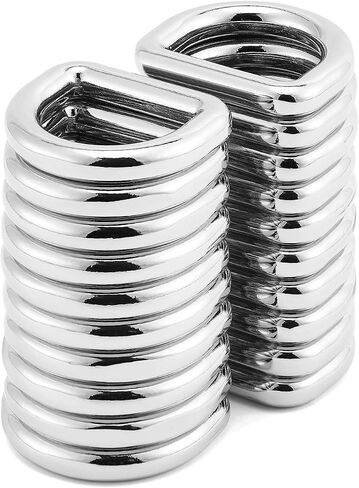 DEVPSISR Metal D Ring,Heavy Duty Welded Solid D Rings for sewing,Purse Making Supplies,Backpacks,Webbing Straps in Kuwait