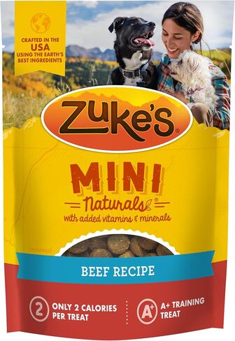 Zuke's Mini Naturals Dog Training Treats, Beef Recipe, 6 oz Pouch in Kuwait