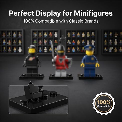 MiniFigure Display Stands 3×4 Compatible with lego Parts and Pieces in Saudi Arabia