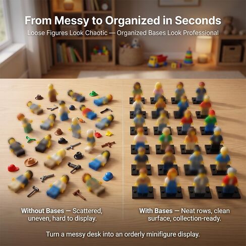 MiniFigure Display Stands 3×4 Compatible with lego Parts and Pieces in Saudi Arabia